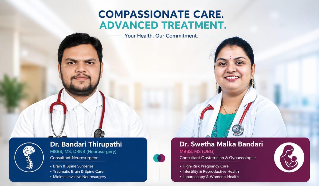 Dr. Bandari Thirupathi & Dr. Swetha Malka Bandari